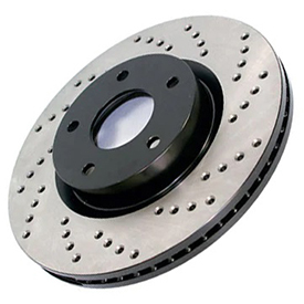 drilled brake disc