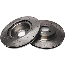 drilled grooved brake disc