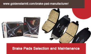 brake pads manufacturer