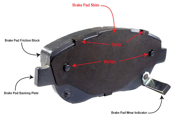 brake pad shim