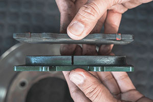 brake pad thickness less than 5mm