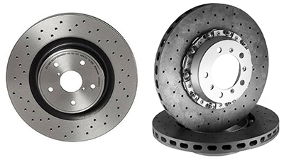 cast iron and carbon brake disc