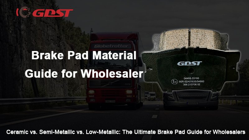 Brake pad material guide for wholesalers