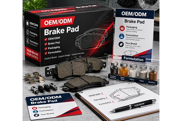 OEM ODM brake pad customization for importers