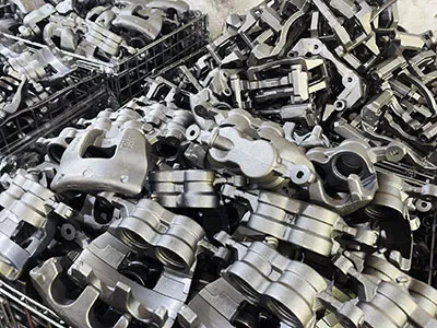 Brake caliper sample quality vs production batch consistency Comparison of sample brake caliper quality versus production batch quality consistency