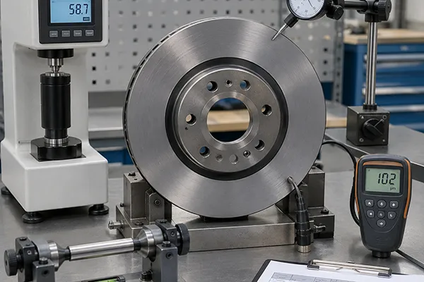 OEM vs aftermarket brake discs dimensional and quality inspection