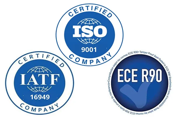 OEM vs aftermarket brake discs certification verification